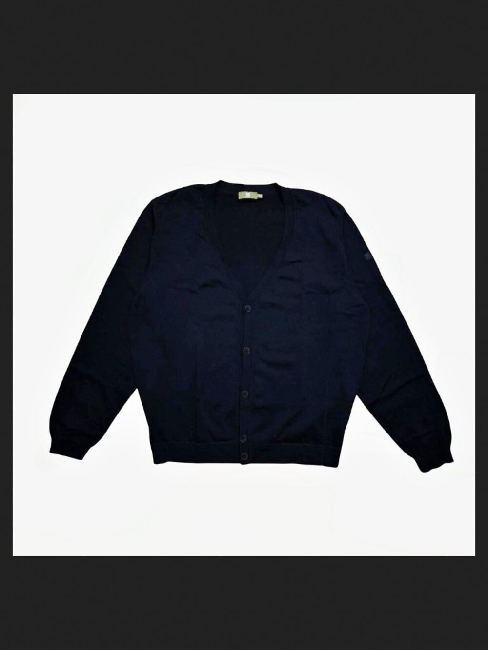 März navy knit cardigan